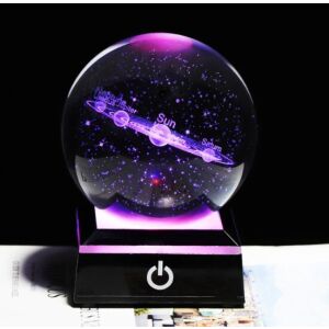 3D Bolygó Gömb - LED Világítás - 6cm