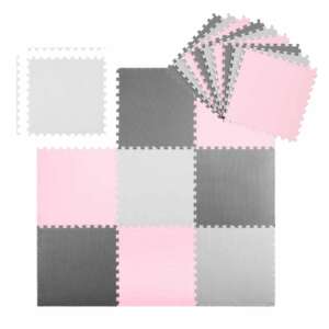 Pepita Big Size Premium Sponge Puzzle 180x180cm (9pcs 60x60cm) #roz-gri