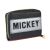 Черно и сребристо портмоне Mickey Mouse с цип