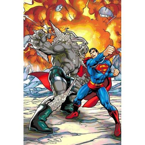 Imagine puzzle 3D Prime DC Comics Superman vs Doomsday, 300 de piese