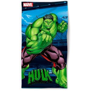 Prosop de plajă Marvel Hulk, 100% microfibră, culori vibrante, perfect pentru vară - Prosop