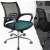 MemFlow black mesh office chair, ergonomic support, adjustable features