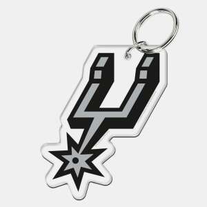San Antonio Spurs acrylic keychain with team logo - Keychain