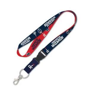 WinCraft Washington Wizards lanyard, red and blue lanyard with Washington Wizards logo, basketball lanyard - Dressing Accessory