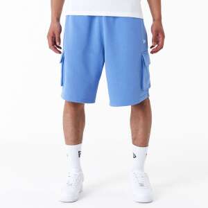 New Era men's blue cargo shorts, front view - For man