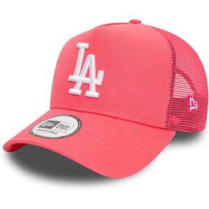 New Era LA Dodgers A-Frame trucker cap in pink with white LA logo - For man