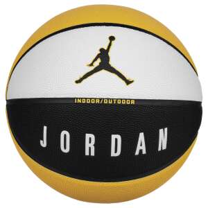 Jordan Ultimate 2.0 8 Panel Deflated Basketball, Black and Yellow, Size 7 - Basketball Equipment