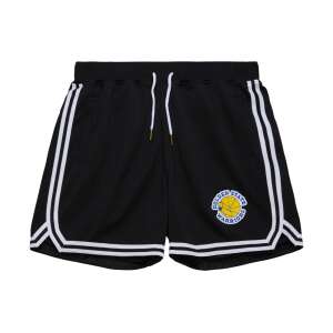 Mitchell & Ness Golden State Warriors NBA Destination Leisure Gameday Shorts für Herren in Schwarz - Mitchell & Ness