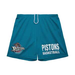 Mitchell & Ness Detroit Pistons NBA Gameday Mesh 7in rövidnadrág, türkizkék - Mitchell & Ness
