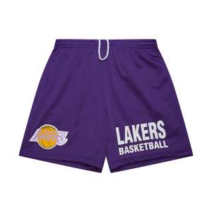Mitchell & Ness NBA Gameday Mesh 7in Shorts Vintage Logo Los Angeles Lakers Férfi Kosárlabda Nadrág Lila XXL - Mitchell & Ness