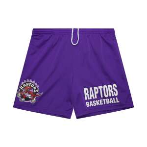 Mitchell & Ness Toronto Raptors lila Mesh-Shorts Vorderansicht - Mitchell & Ness