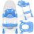 Ricokids Toilet restrainer for kids with ladder, 50kg, non-slip - Blue 105205334
