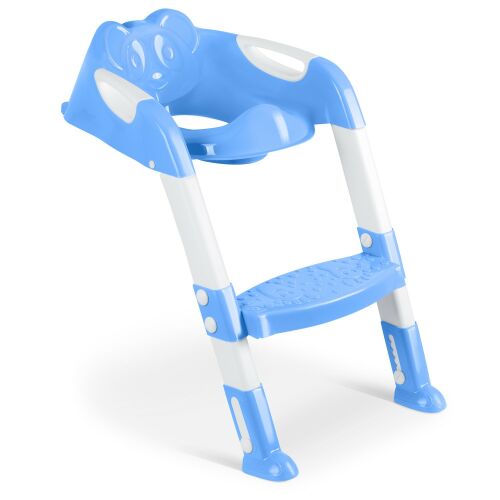 Ricokids WC szűkítő gyerekeknek létrával, 50kg, csúszásmentes - Kék 143267066 - WC szűkítő