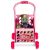 Розова количка за пазаруване Ricokids с включени играчки за храна