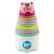 Montessori sensory stacking toy for babies and kids, 3 in 1 stacking tower, bath toy, sand molds, 10 pieces, premium silicone +6 months, multicolor