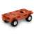 Magnetic building blocks set, wheeled chassis