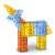 Magnetic building blocks set, building a unicorn