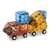 Magnetic building blocks set, building a truck with blocks