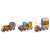 Magnetic building blocks set, building a truck with blocks