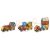 Ricokids Creative Magnetic Building Blocks Set with Colourful and Functional Wheeled Chassis - Brown, Yellow 104795514