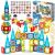 Ricokids Magnetic Building Blocks Set Towers 104795532