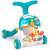 Ricokids 2az1-ben asztallá alakítható járássegítő, blau - 3-in-1-Gehwagen, Aktivitätstisch und Lernspielzeug, blau