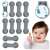 Gray cabinet locks for child safety, 10 pack, with baby