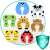 Ricokids animal door stopper set, recommended for baby safety