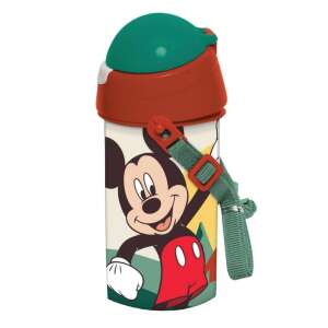 Butelka na wodę Disney Mickey Mouse, 500 ml, ze smyczą, czerwona i zielona - Disney Kulacs