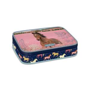 Ars Una Wild and Free Stiftetui mit Pferde-Design, mehrstöckiges Stiftetui mit Pferde-Motiv - Ars Una Federmappen