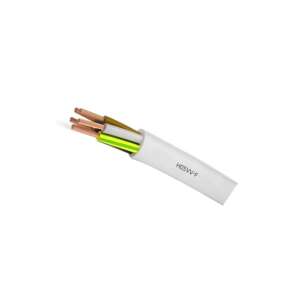 H05VV-F 3x0,75 mm2 100m weißes flexibles Kabel - Prc