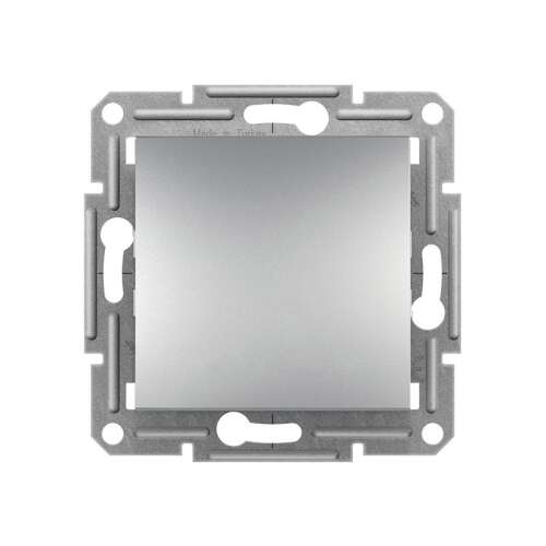 Schneider Electric Asfora alumínium kapcsoló keret, ezüst színű