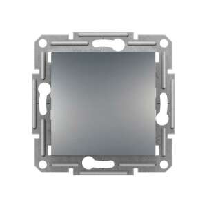 Schneider Electric Asfora EPH0700162 acél nyomógombos kapcsoló, ezüst színű, rögzítőkerettel - Schneider