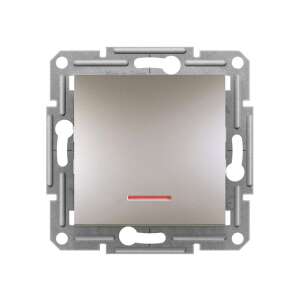 Schneider EPH1600169 ASFORA einpoliger Druckknopf mit Anzeigelicht, Bronze - Schneider Schalter