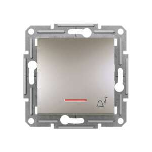 Schneider ASFORA EPH1700169 einpoliger Druckknopf mit Anzeigelicht und Klingel, Bronze - Schneider Schalter