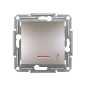 Schneider EPH1800169 ASFORA einpoliger Druckknopf mit Anzeigelicht, Bronze - Schneider Schalter