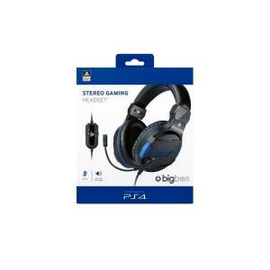 Nacon V3 PS4/PC sztereó gamer fejhallgató, fekete, mikrofonnal, Bigben márkájú - Nacon
