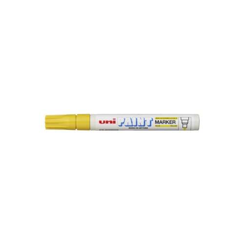 UNI PX-20 Sárga Lakkmarker - Vízálló, Hőálló, UV-Álló