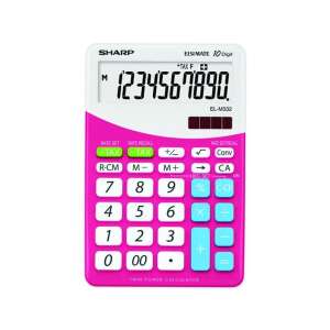 Sharp ELM332BPK napelemes asztali számológép 104807774 - Sharp