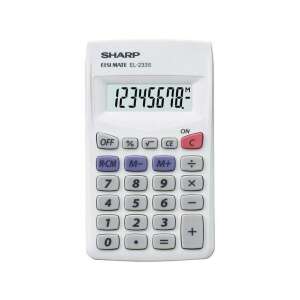 Sharp EL233S Zsebszámológép - 8 jegyű LCD kijelző, alapműveletek - Sharp