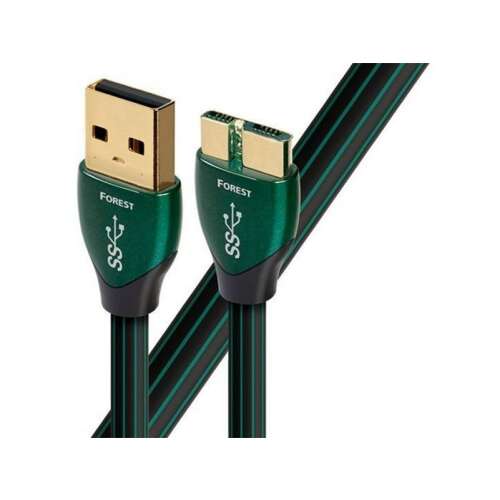 AudioQuest Forest USB 3.0 kábel, Type-A - Micro-B, 1,5m, zöld
