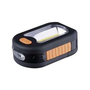 Lampă de lucru Emos P3889 COB LED 200lm 3xAAA LED, negru-portocaliu, cu cârlig și magnet - Lămpi de lucru