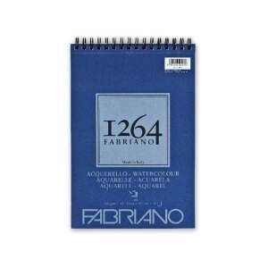 Bloc de acuarelă Fabriano 1264, A4, 30 de coli, legat în spirală, hârtie de 300 g/m2 - Carnete notițe