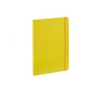 Fabriano Ecoqua Plus A5 vonalas notesz, sárga, 80 lapos - Irodai papíráru