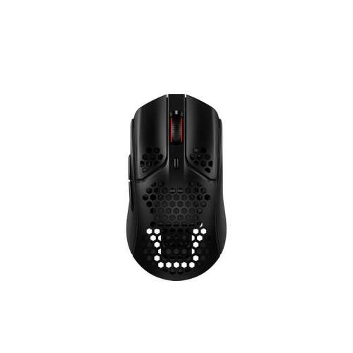 Mouse gaming HyperX Pulsefire Haste wireless negru, vedere din față