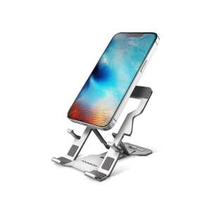 Suport pentru telefon și tabletă Axagon STND-M, argintiu, aluminiu, reglabil, pliabil, compact - AXAGON