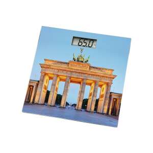 Xavax 95328 "Berlin" Personenwaage mit Brandenburger Tor Design - Test-Analysegerät