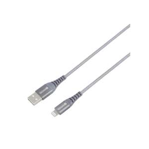 Skross USB-C auf Lightning Kabel, grau, 1,2m - Skross
