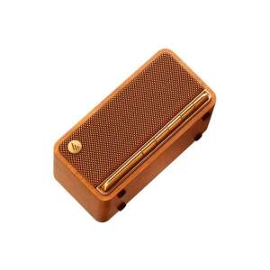 Edifier MP230 kabelloser Lautsprecher, braun, schräger Blick - Edifier