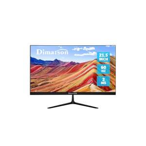 Dimarson 21,5 Zoll DM-N22 Ultra Slim Full HD Monitor, schwarz, mit Standfuß - Monitore